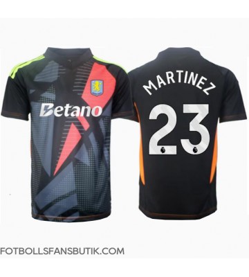 Aston Villa Emiliano Martinez #23 Målvakt Replika Bortatröja 2024-25 Kortärmad